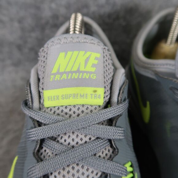 Nike Shoes Womens 8 Athletic Trainer Flex Supreme TR 4 Running Active Grey Green - Picture 4 of 13